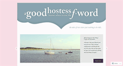 Desktop Screenshot of agoodhostess.com